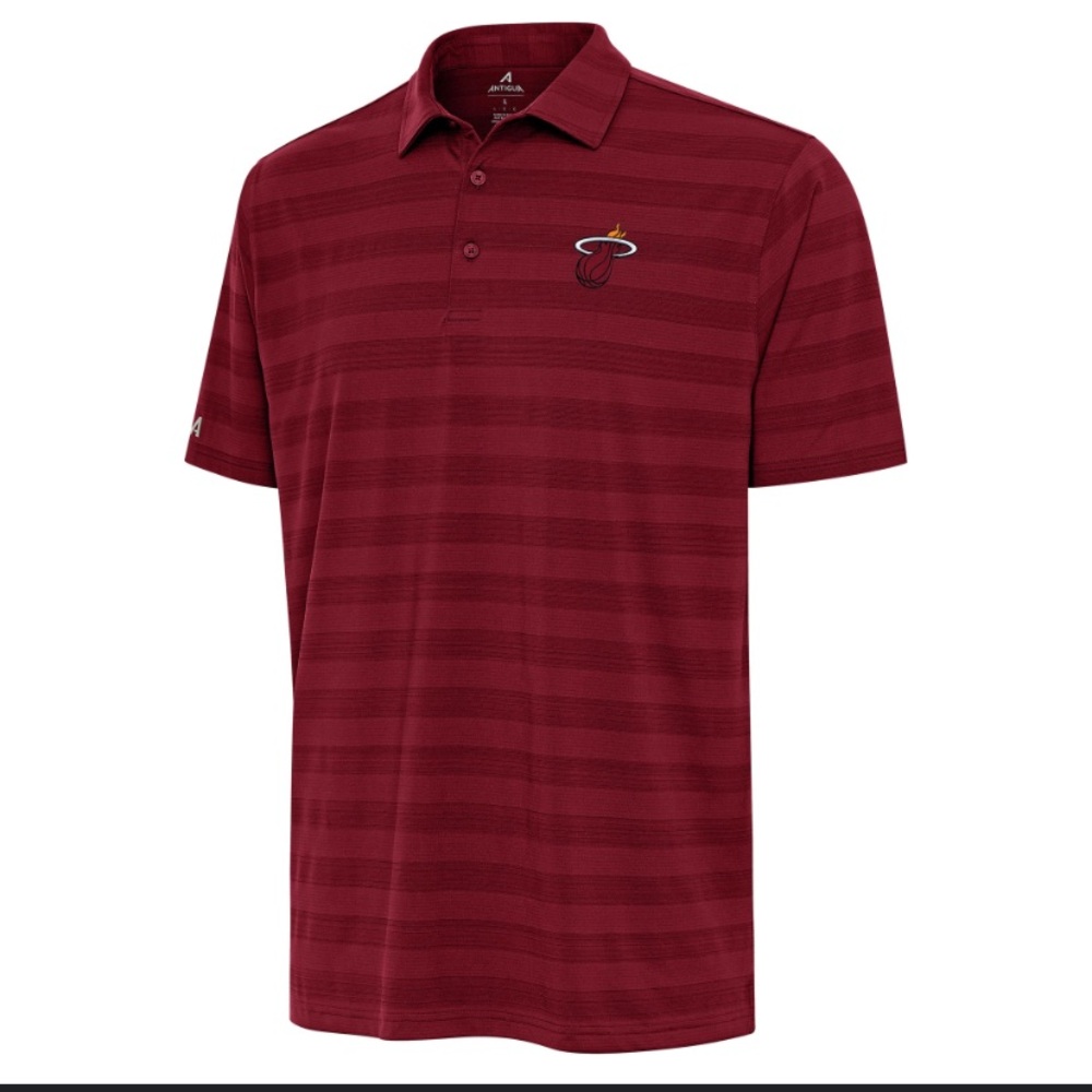 Miami Heat Antigua Tunnel Polo